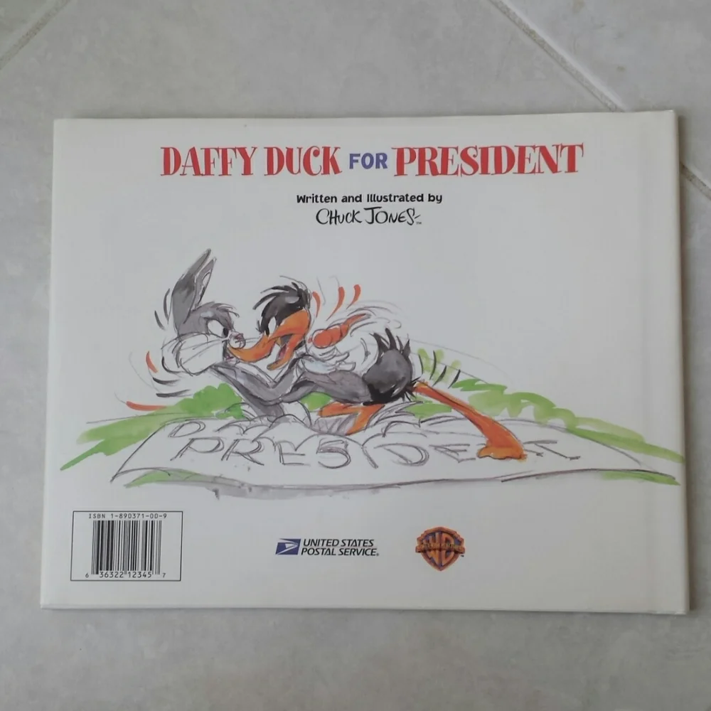 Daffy Duck for President Hardback Book